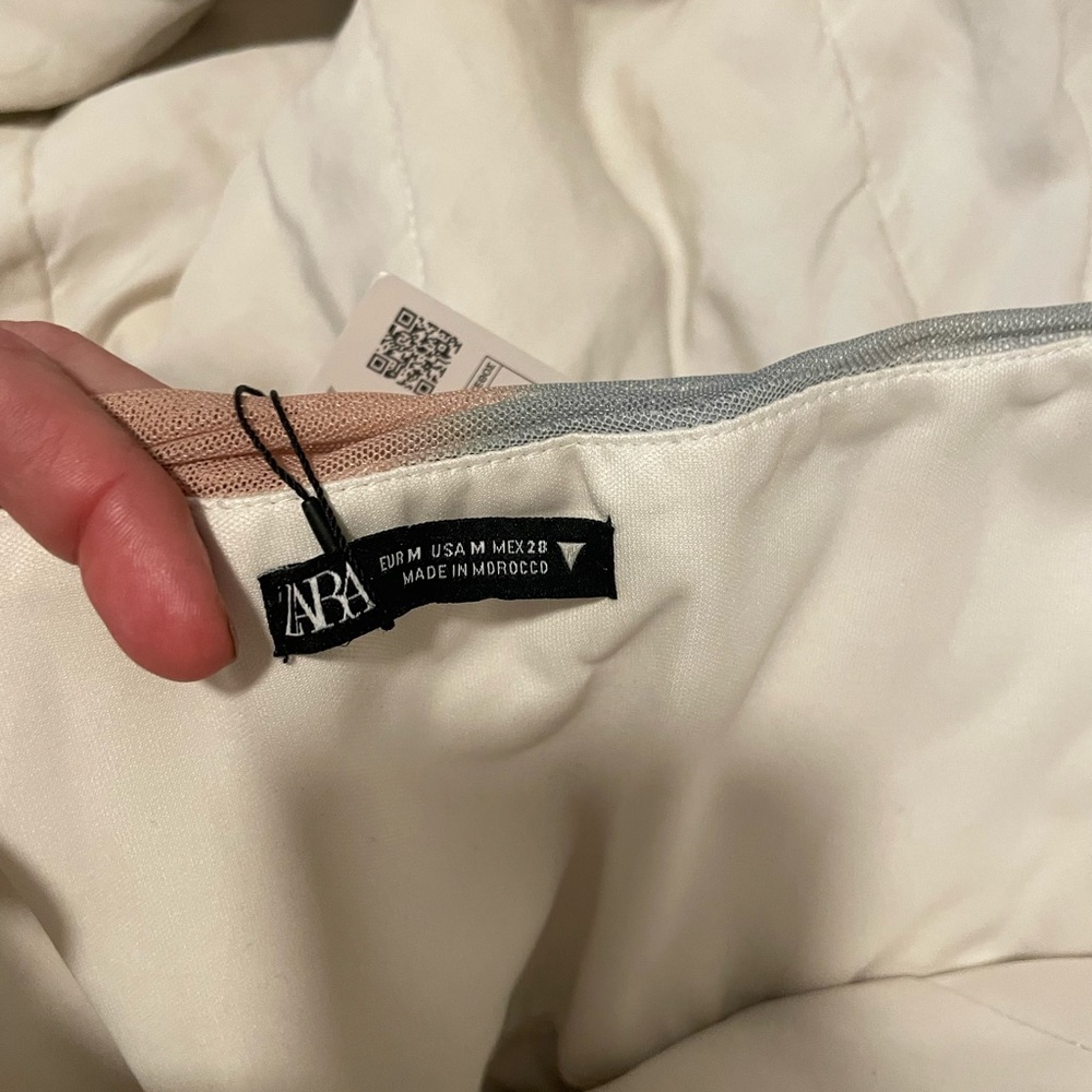 Zara Strapless Tie Dye Print Dress_NWT - Picture 12 of 13